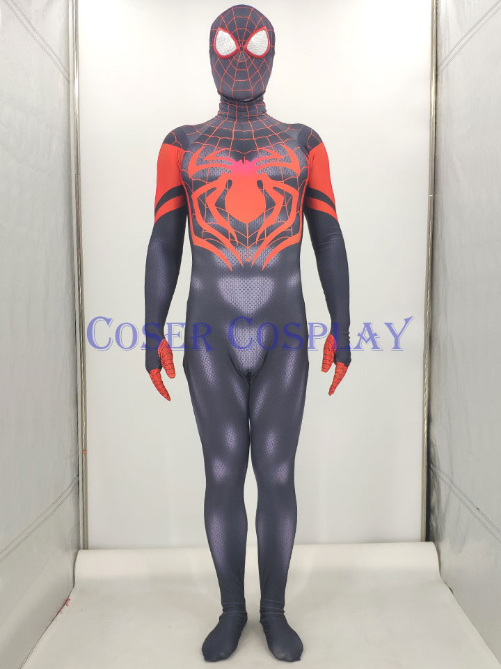 2019 Miles Morales Spider Man Kids Halloween Costumes 0828